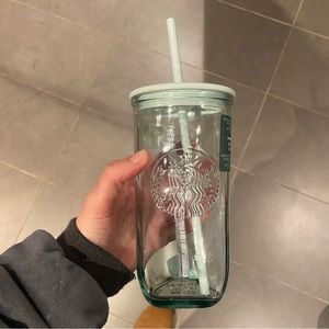 Starbucks triangle cup